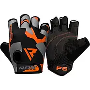 Рукавички для фітнесу RDX F6 Sumblimation Orange L 21-23 см, фото 5