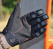 Рукавички для фітнесу MadMax MXG-102 X Gloves Black/Grey/White XXL, фото 5