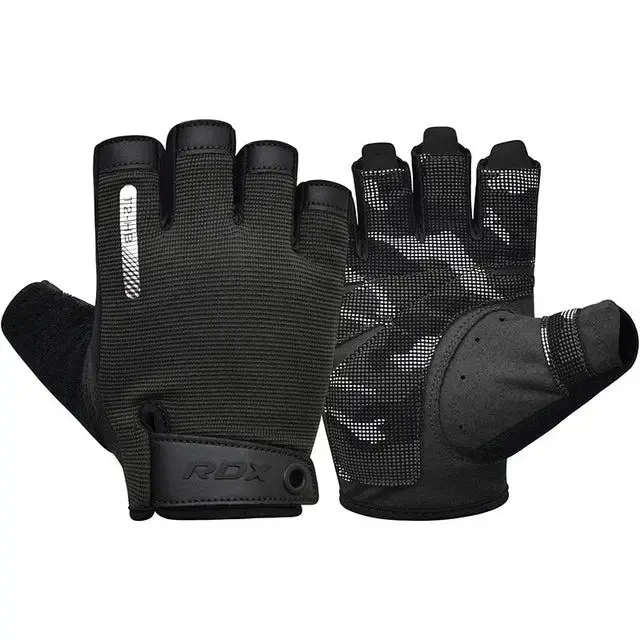 Рукавички для фітнесу RDX T2 Half Black XL ( 24-25 см )