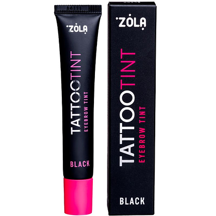 Фарба для брів і вій Zola Tattoo Tint Black 15 мл, фото 1