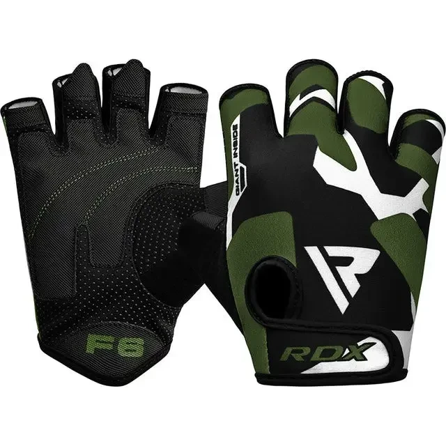 Рукавички для фітнесу RDX F6 Sumblimation Black/Green XL