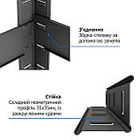 Стелаж металевий пофарбований, 4 полиці МДФ, 1600х900х300, 175 кг/полицю, Швидкозбірні стелажі !!!, фото 9