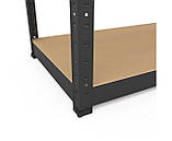 Стелаж металевий фарбований 1800х1000х400, 5 полиць МДФ, 150 кг/полицю, Універсальні Швидкозбірні стелажі !!!, фото 8