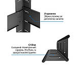 Стелаж металевий фарбований 1800х1000х400, 5 полиць МДФ, 150 кг/полицю, Універсальні Швидкозбірні стелажі !!!, фото 9