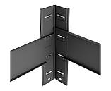 Стелаж металевий фарбований 1800х1000х400, 5 полиць МДФ, 150 кг/полицю, Універсальні Швидкозбірні стелажі !!!, фото 10