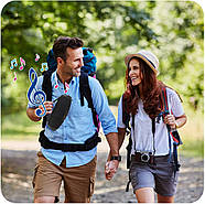 Бездротова Bluetooth колонка з LED підсвічуванням Boombox 3 Mini RGB B11 Чорна, фото 3