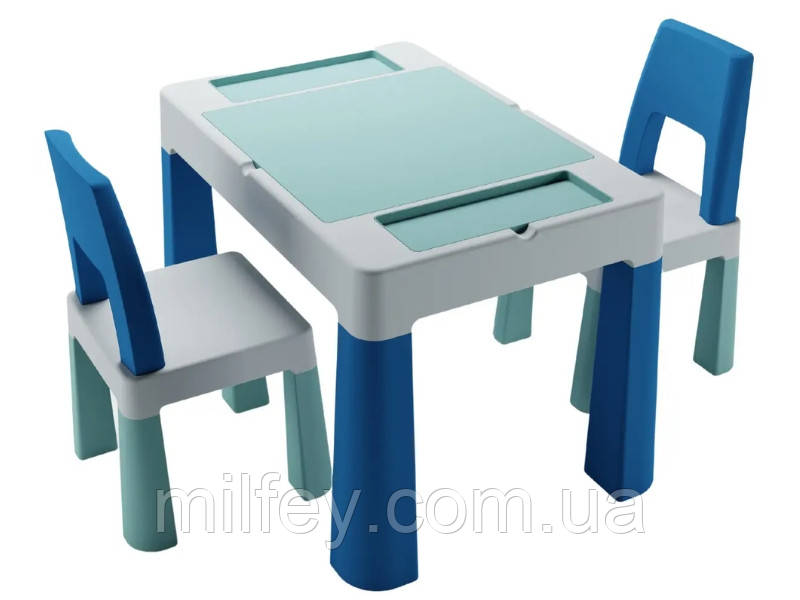 Комплект меблів TEGGI MULTIFUN+2 стільця turquoise navy grey
