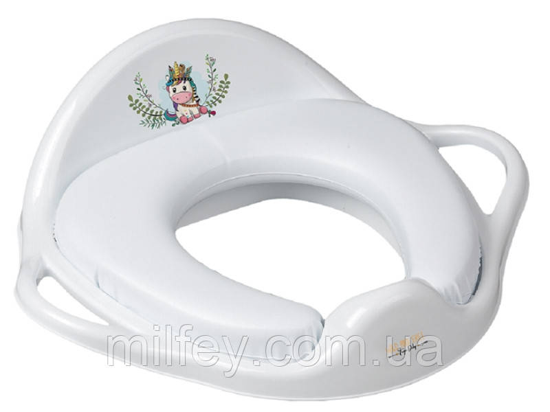 Накладка дитяча на сидіння унітазу WILD&FREE UNICORN white