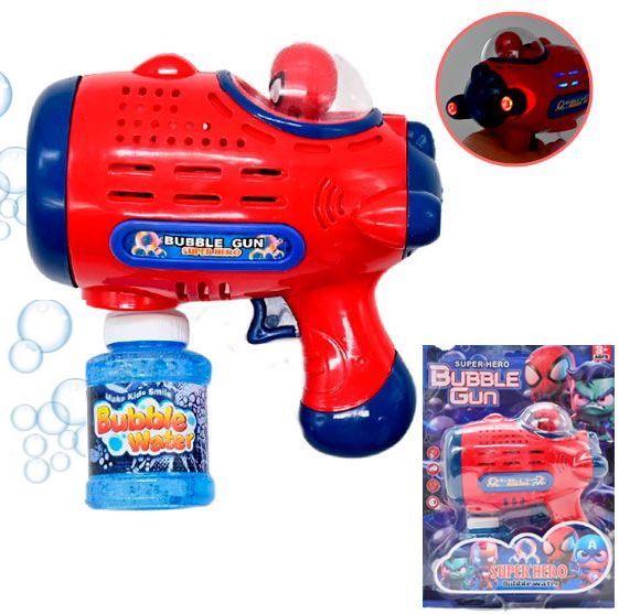 Пістолет з мильними бульбашками (генератор мильних бульбашок) "Spider Man" арт. YD 706 A, фото 1
