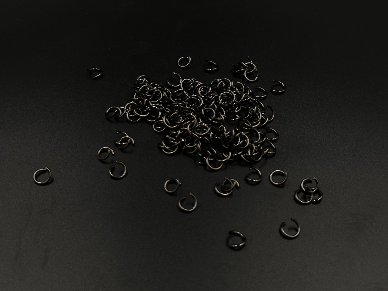 Перехідник для кілець.Колір "чорні". 8,5х1,2мм. 100шт/уп.