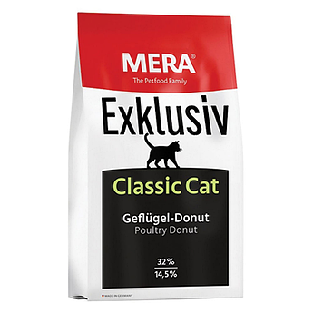 Сухий корм для котів з птицею MERA EX Classic Cat Geflugel 10 кг
