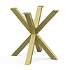 Каркас для журнального столу з металу 450×450 мм, H 450 мм Loft Золото, фото 3