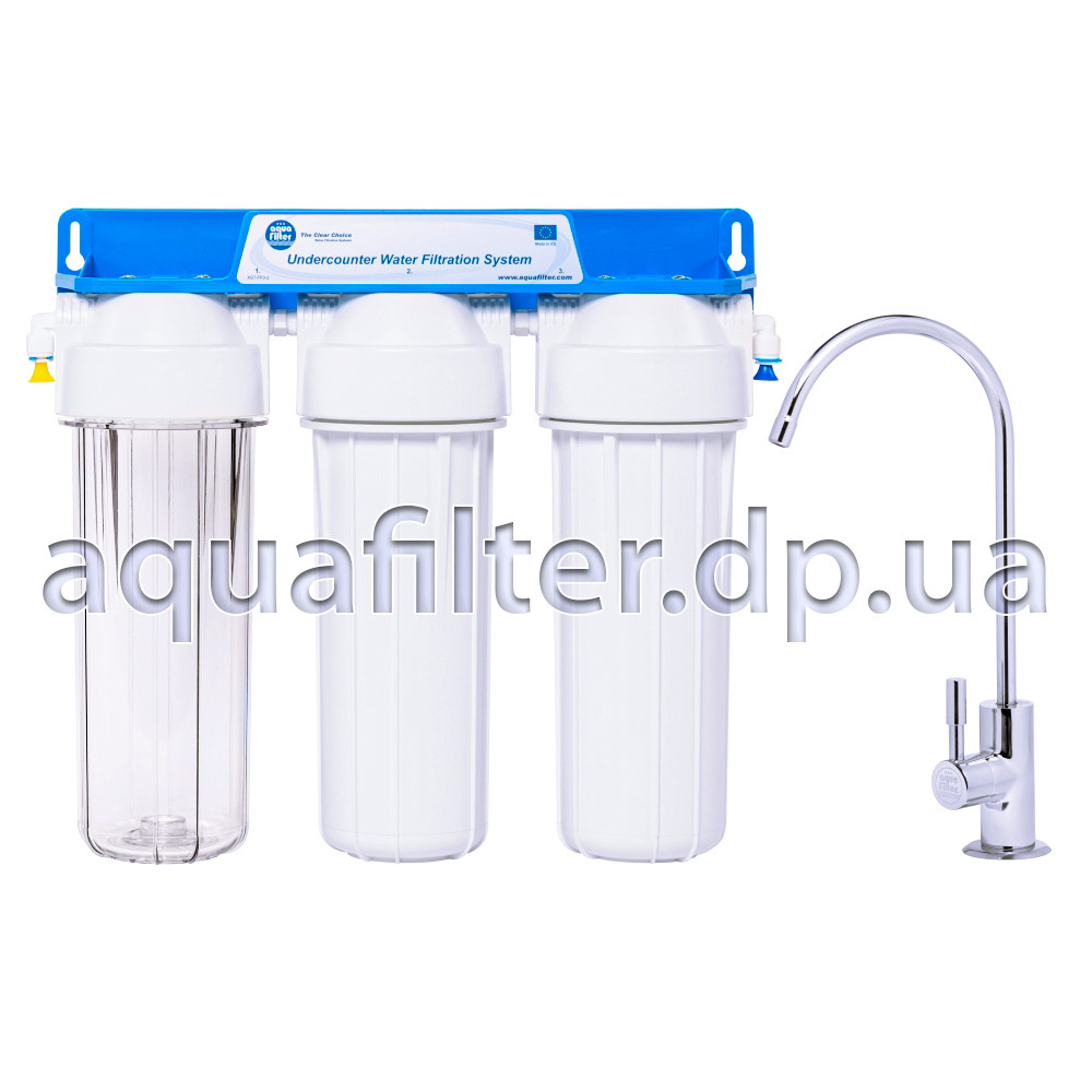 Потрійна система очищення води Aquafilter FP3-K1, фото 1