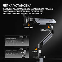 Кронштейн Anda Seat Stealth Pro II 17" 42" Black (AD-W-A9-1S-BB) (VESA100х100)