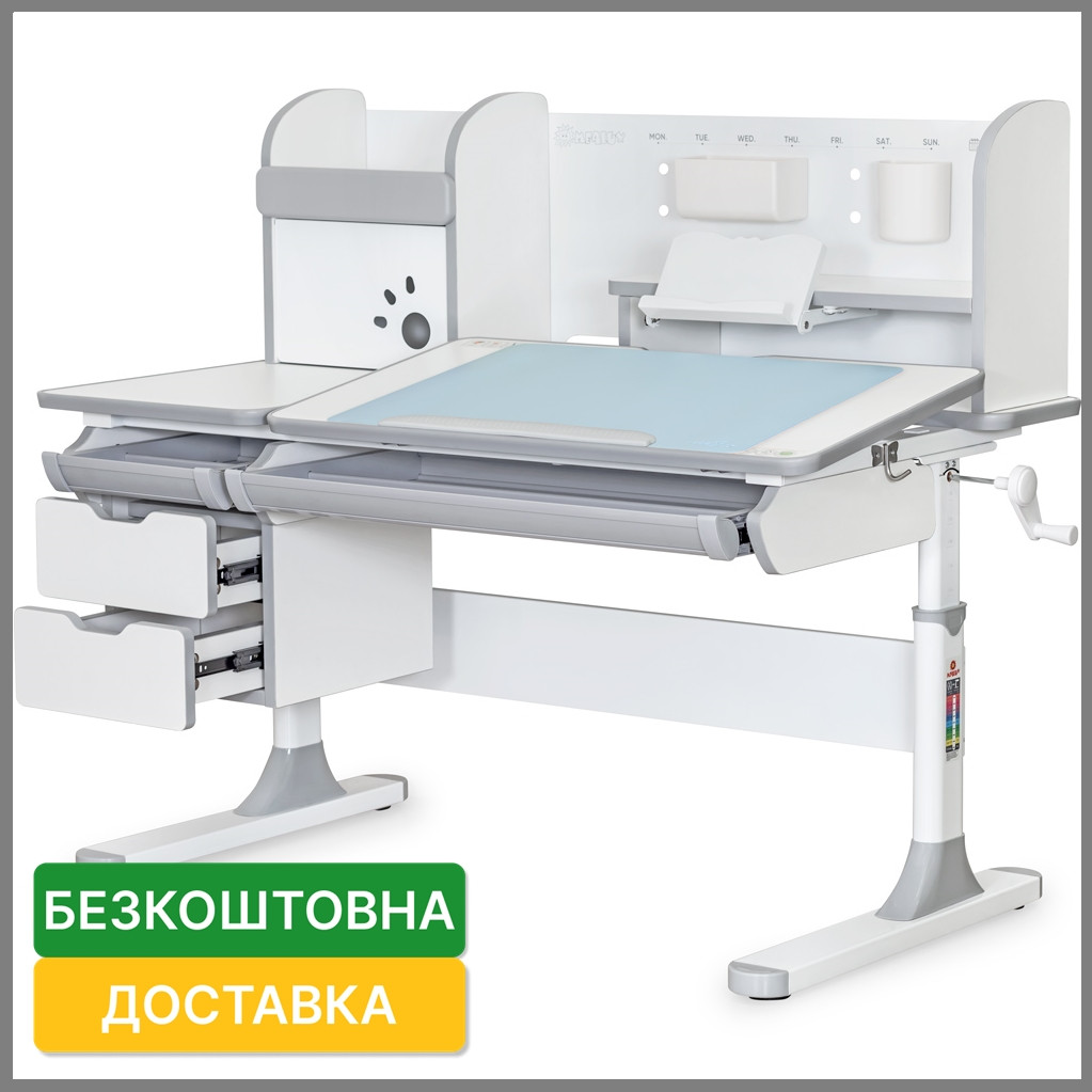 Ортопедична парта трансформер для дітей Mealux Hamilton G