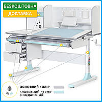 Дитяча стіл парта трансформер для хлопчика Mealux Hamilton BL