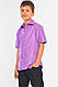 Рубашка детская мальчик фиолетовая 148484S - фото 2 - id-p1674821555