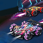 Трюкова машинка на радіокеруванні + пульт ДК, Spray Racer, Фіолетовий / Радіокерована машинка перевертень, фото 2