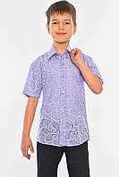 Рубашка детская мальчик сиреневая 148498S