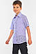 Рубашка детская мальчик сиреневая 148498S - фото 2 - id-p1674821600