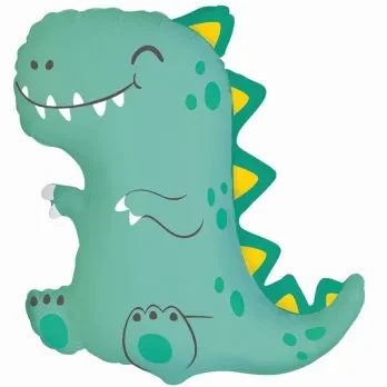 Flexmetal 72x68 см Фігура Малюк динозавр Фольговані кулі — В УП MrShar, фото 1