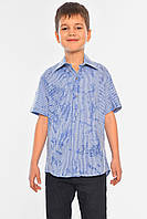 Рубашка детская мальчик синяя 148522S