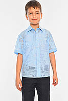 Рубашка детская мальчик голубая р.33 148594S