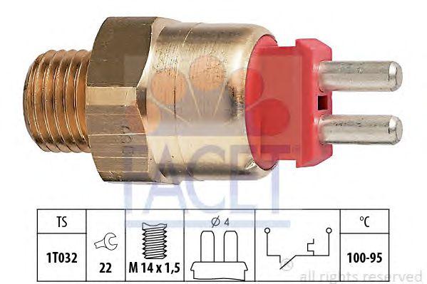 Датчик вмикання вентилятора MB W201/W220/W124/Vario 2.0-6.0 82-13