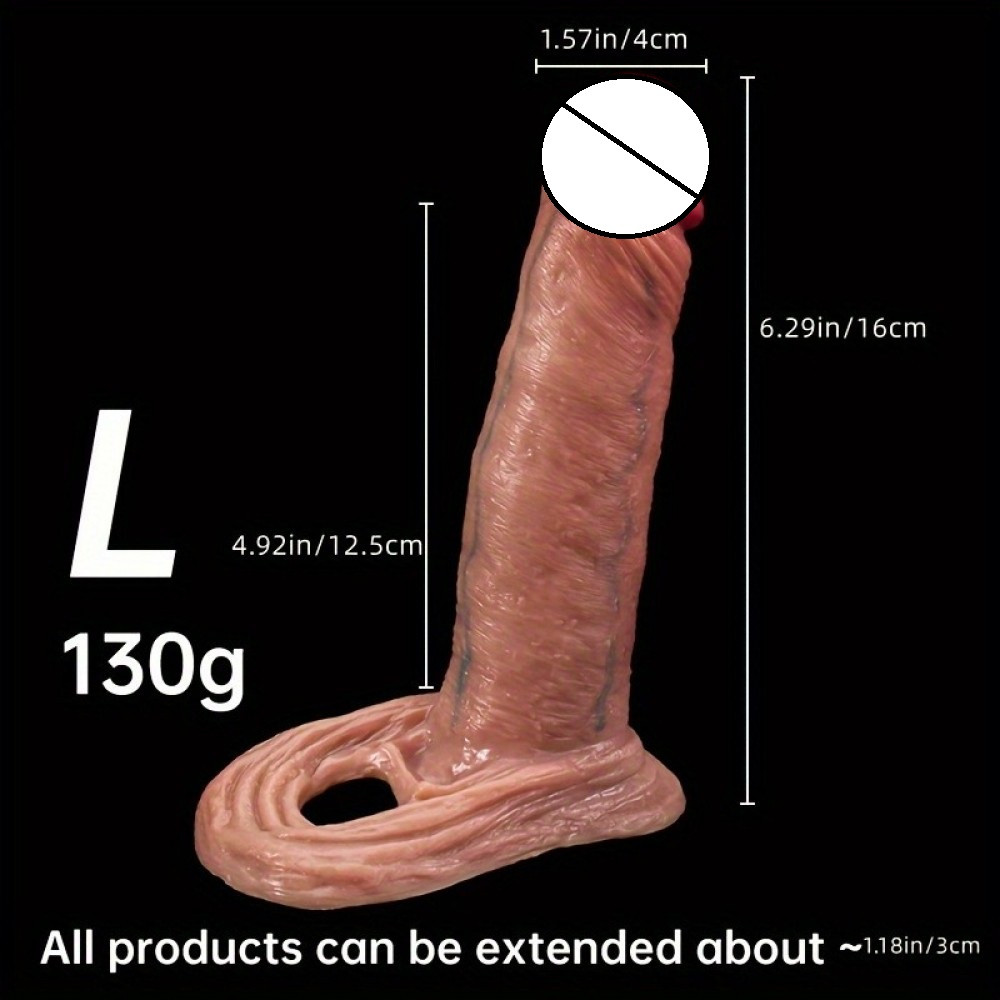 Насадка подовжувач на пініс Realistic Extender L size, фото 1