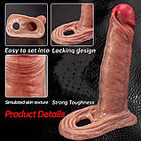 Насадка подовжувач на пініс Realistic Extender L size, фото 9