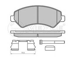 Колодки гальмівні CITROEN JUMPER фургон FIAT DUCATO фургон (250, 290) PEUGEOT BOXER фургон