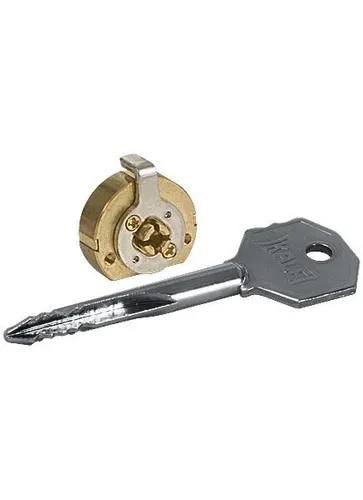 Латунный цилиндровый механизм для замка KALE 164 F3 латунь 3 ключа