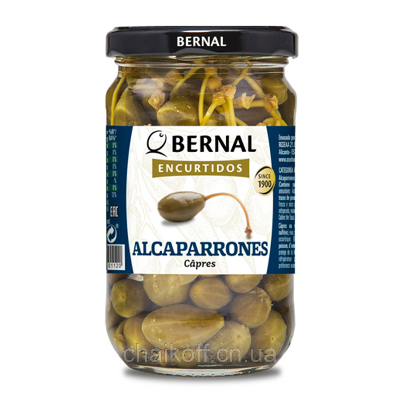 Каперси плоди у винному оцті Bernal Encurtidos Alcaparrones 300 г ( Іспанія), фото 1