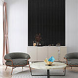 Декоративна стінова рейка антрацит 3000*160*23мм (D) SW-00001532, фото 8