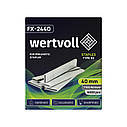 Скоби загартовані для пневмостеплера WERTVOLL тип 90 40 мм/5.8х1.25 мм 6000 шт FX-2440, фото 2