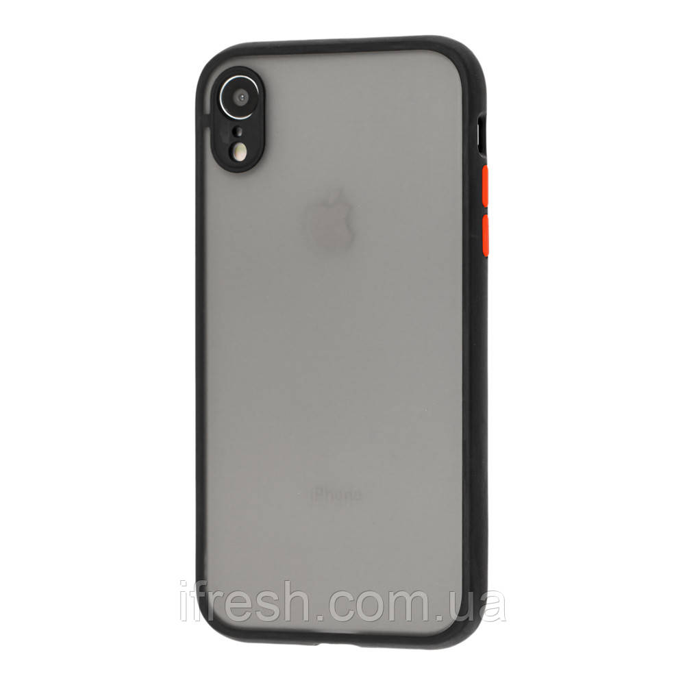 Чохол Goospery Case для Apple iPhone XR, Matte Black, фото 1