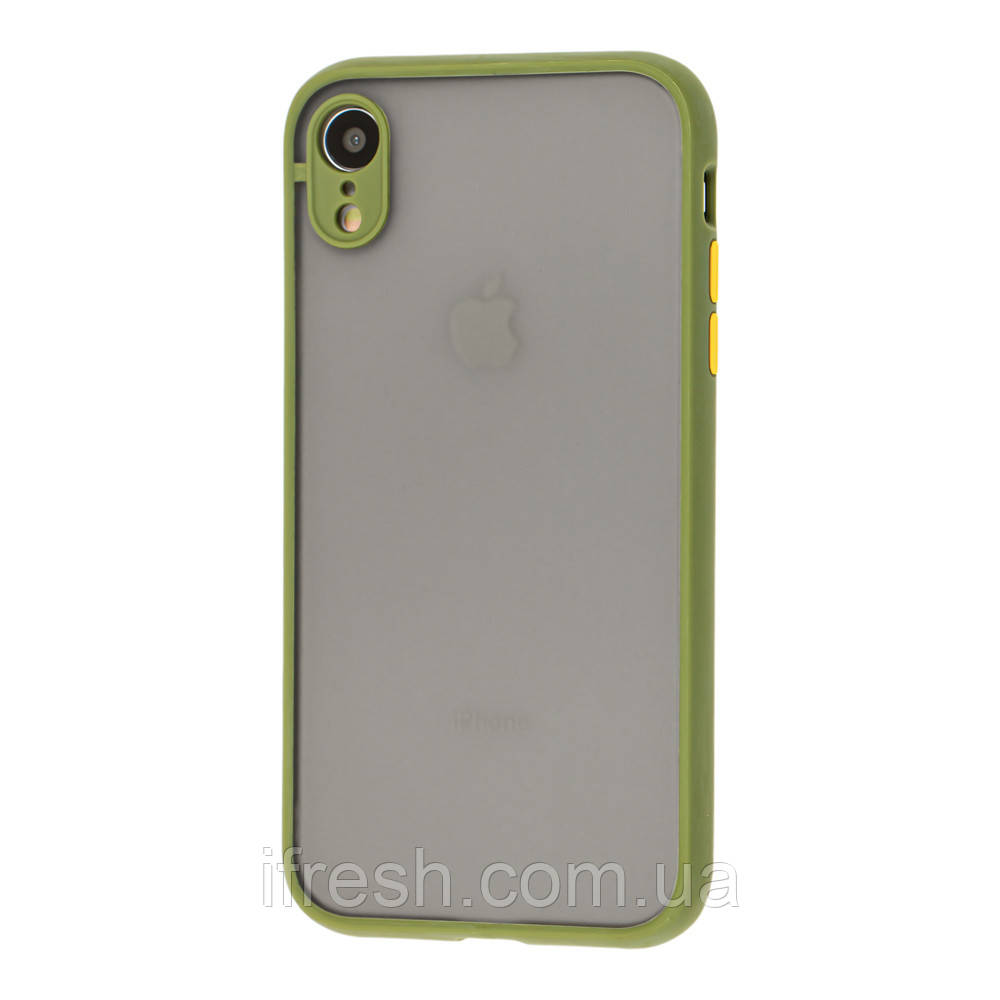 Чохол Goospery Case для Apple iPhone XR, Matte Khaki green, фото 1