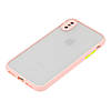 Чохол для iPhone XS Max - Goospery Matte Case, Pink (Камера закрита), фото 3