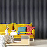 Рейка декоративна WPC стінова 3000х160х23мм Графіт SW-00001529, фото 7