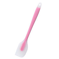 Силіконова лопатка прозора 28 см (колір в асортименті)