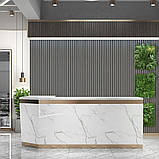 Рейка декоративна WPC стінова 3000х160х23мм Олов'яний SW-00001530, фото 8