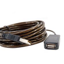 USB 2.0 подовжувач активний репітер, кабель AM - AF, 10м, фото 3