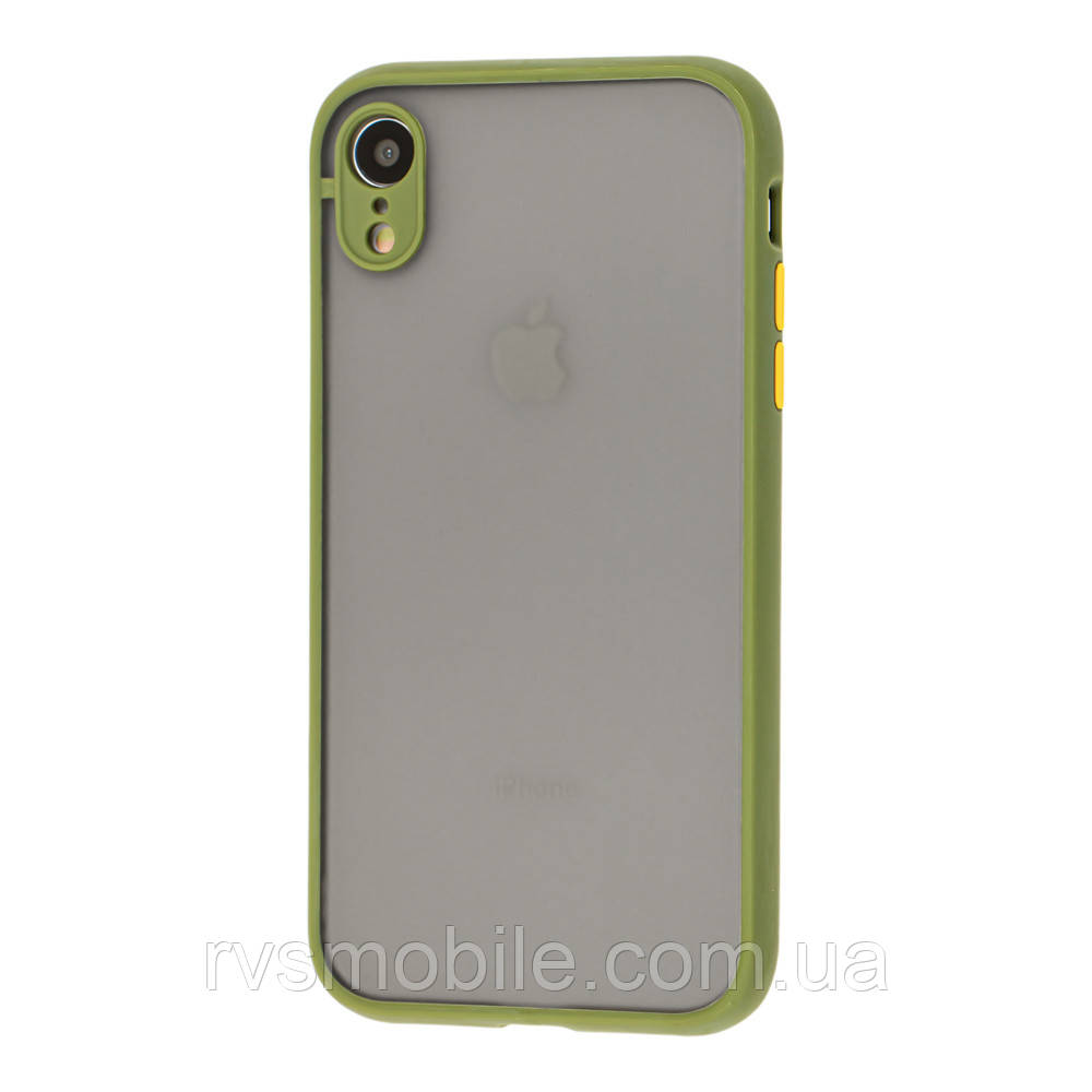 Чохол Goospery Case для Apple iPhone XR, Matte Khaki green, фото 1
