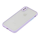 Чохол для iPhone XS Max - Goospery Matte Case, Lilac (Камера закрита), фото 3