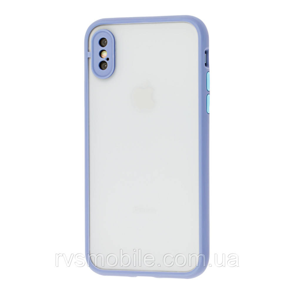 Чохол для iPhone XS Max - Goospery Matte Case, Lavender (Камера закрита)