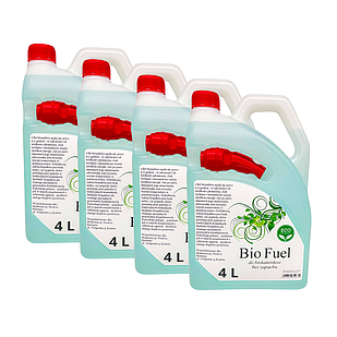 Біопаливо BioFuel без запаху 4 л з лійкою (комплект 4 шт)