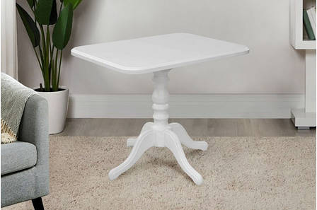 Обідній стіл нерозкладний для маленької кухні Моно Мікс меблі, колір білий, фото 1