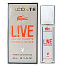 Lacoste Live Lacoste Pheromone Parfum чоловічий 40 мл, фото 4
