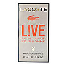Lacoste Live Lacoste Pheromone Parfum чоловічий 40 мл, фото 6