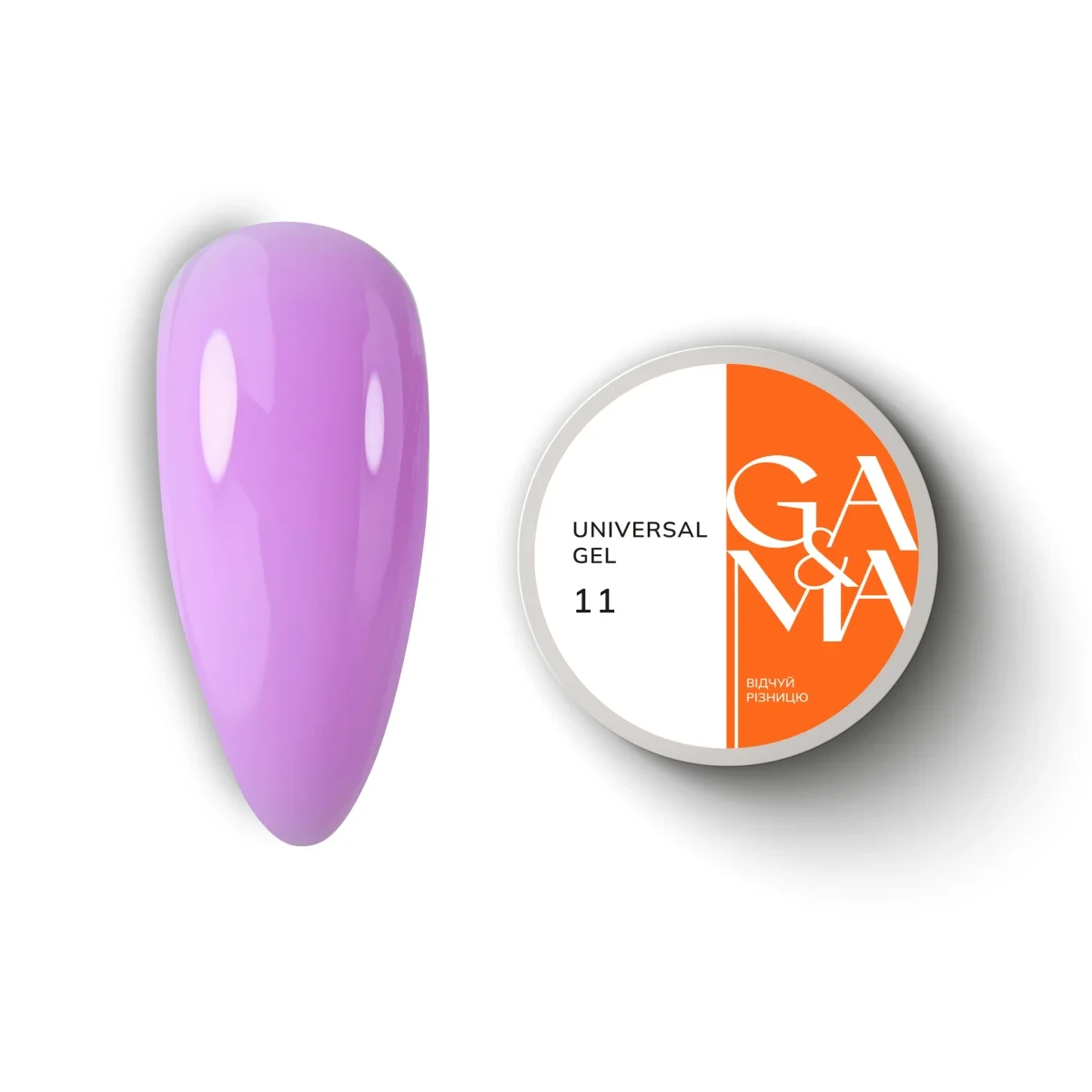 Універсальний гель Ga&Ma Universal Gel 011 рідкий, 15 мл, фото 1